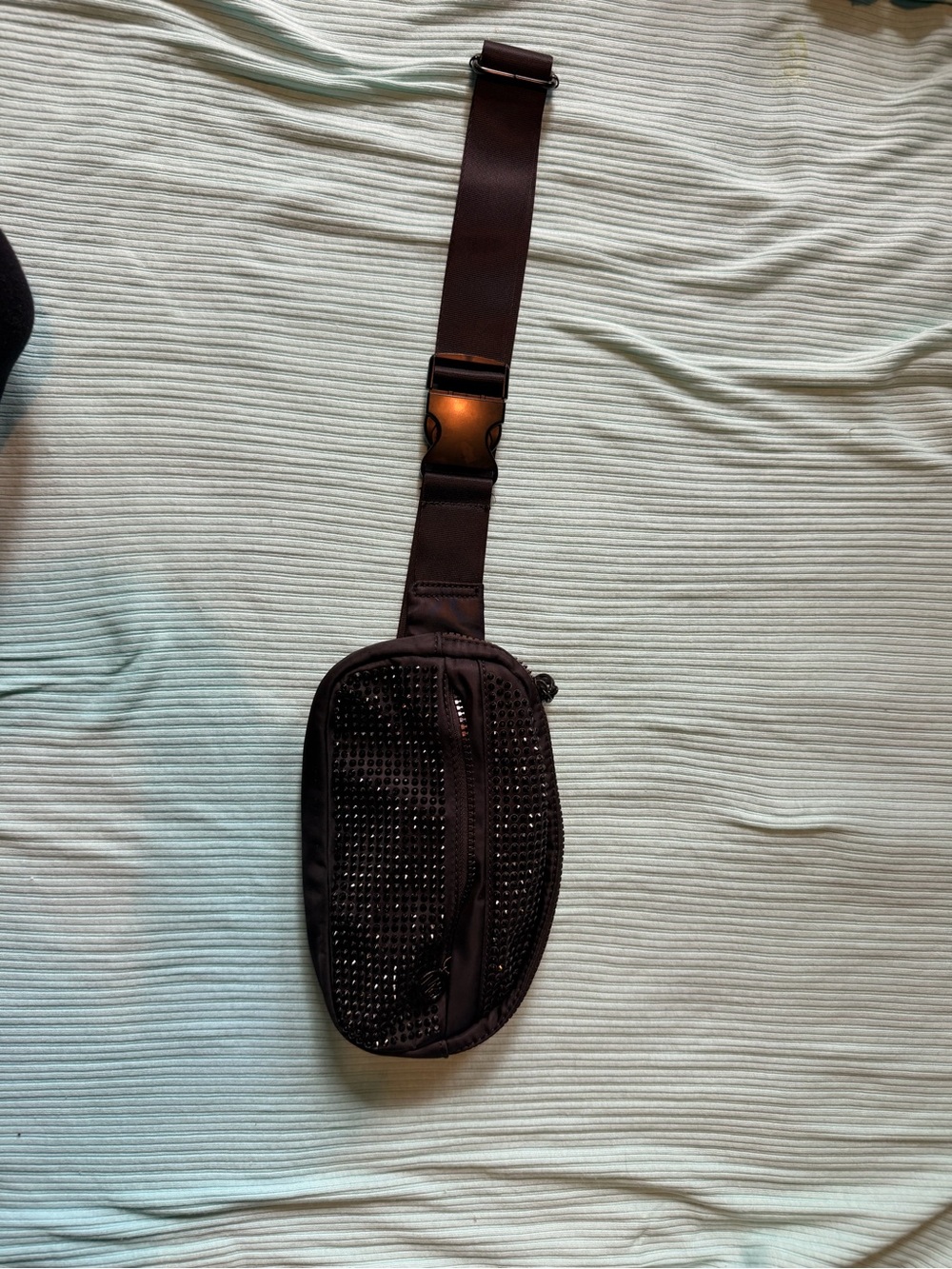 Steve Madden Black Studded Crossbody Satchel